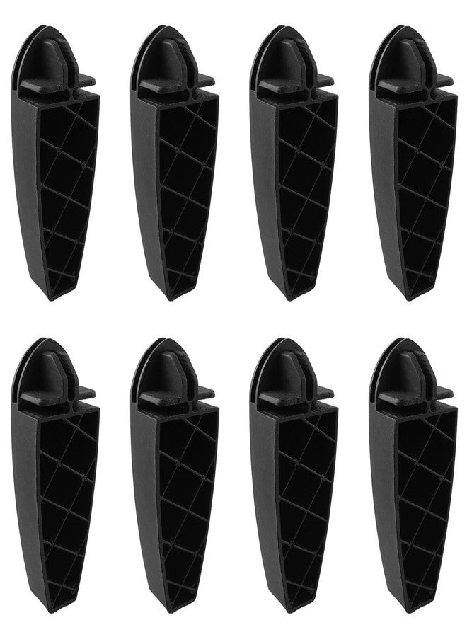 TAODAN 8PCS Assembled Cabinet Fastening Clips High Foot Plastic Wardrobe Fastener Resin Assembled Shoe Cabinet Storage Cabinet Cross Fixed Clip Universal Accessories Grid Cube Storage Connector Black - Image 1